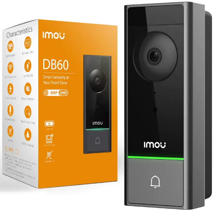 IMOU DB60 5MP Video Doorbell Kit