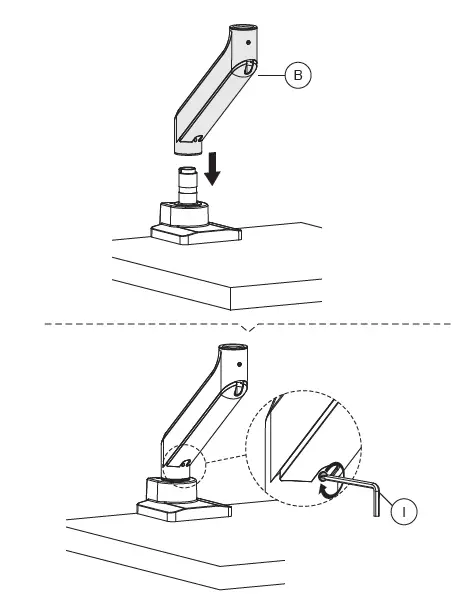 Neomounts DS70-450WH1 Monitor Desk Mount fig 4