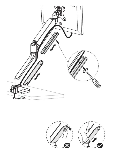 Neomounts DS70-450WH1 Monitor Desk Mount fig 8