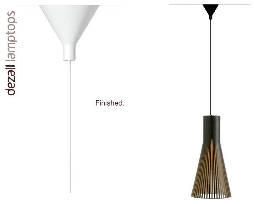 Secto Octo 4240 Pendant Light - Wind 1