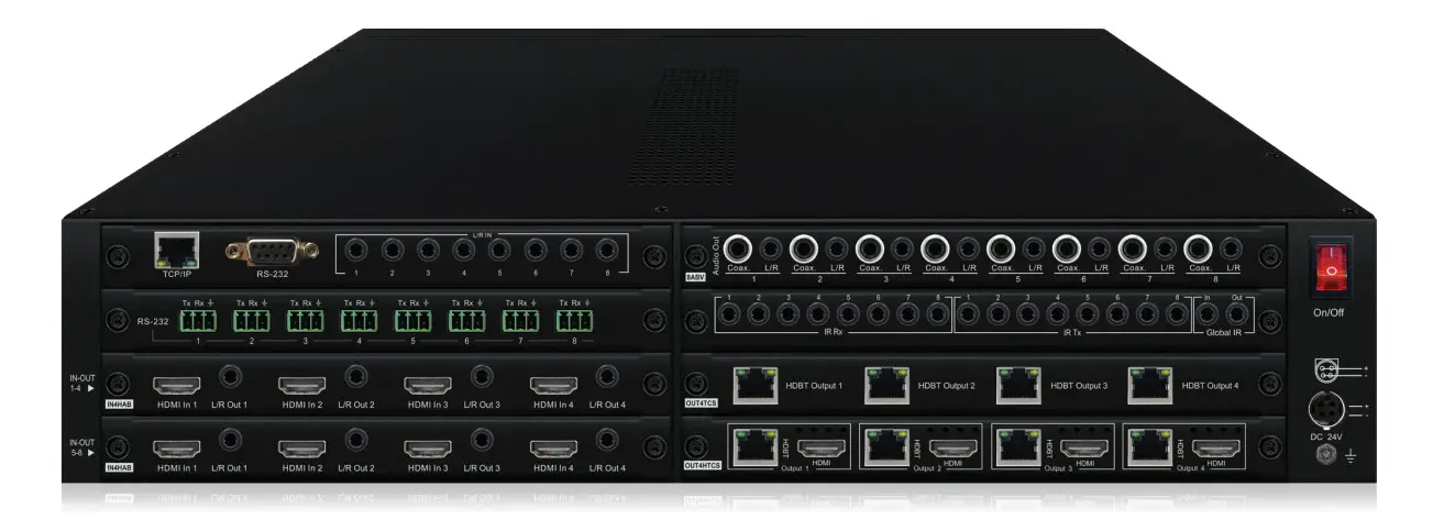 BLUSTREAM PRO88HBT100CS Custom Pro 8x8 HDBaseT CSC Matrix - 2