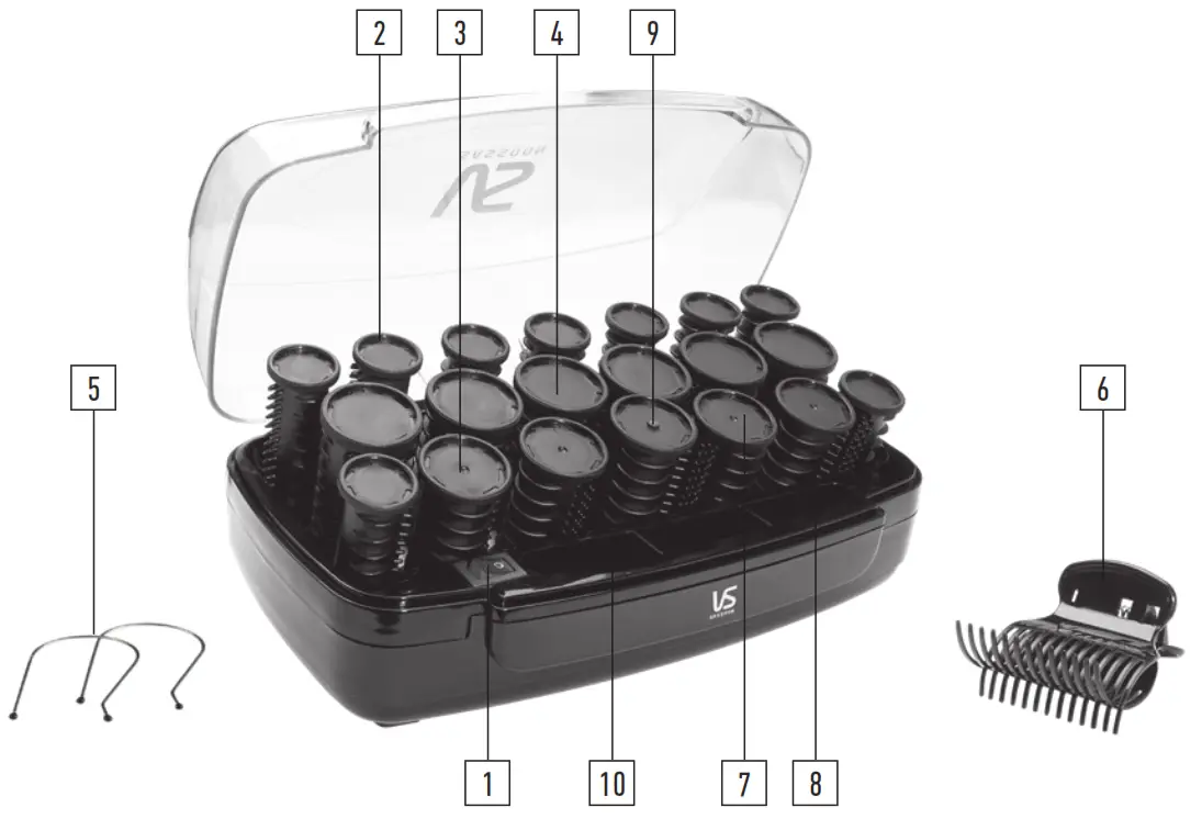 VS SASSOON VS3060A Classic Multi Salon Curls- CHOICE