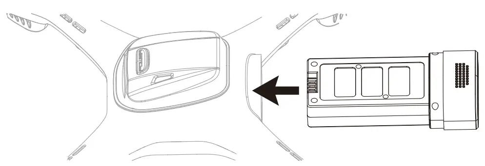 udiRC U59 RC Quadcopter Drone - Drone battery