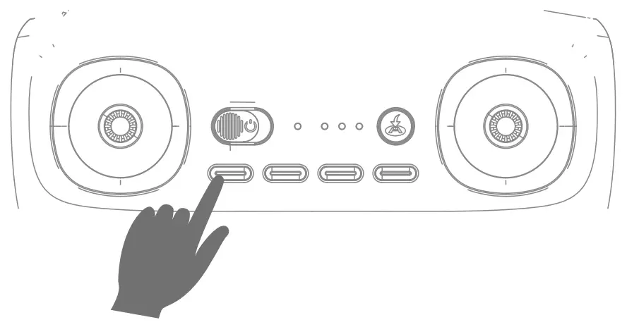 udiRC U59 RC Quadcopter Drone - button 1