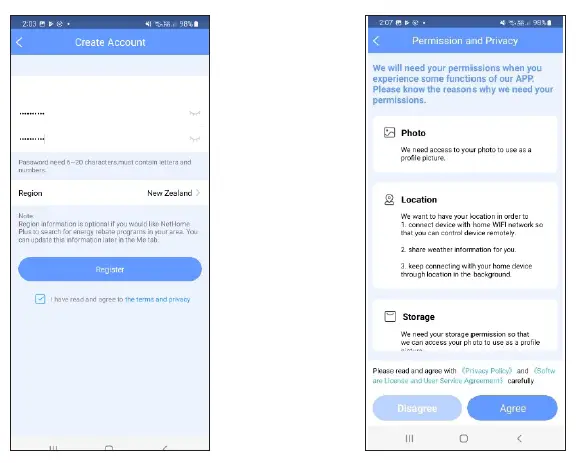 Rinnai NetHome Plus App fig 5