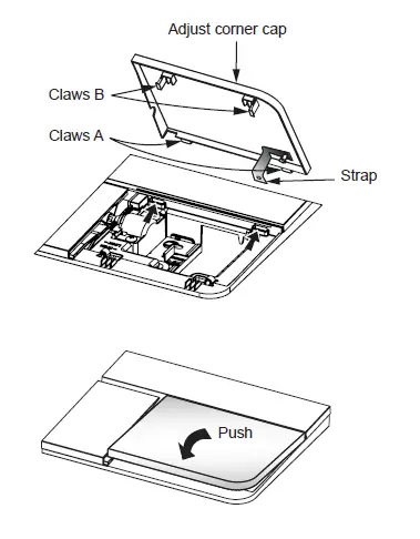 TOSHIBA RBC-UY32P-UL Carrier Ceiling Panel  fig (10)