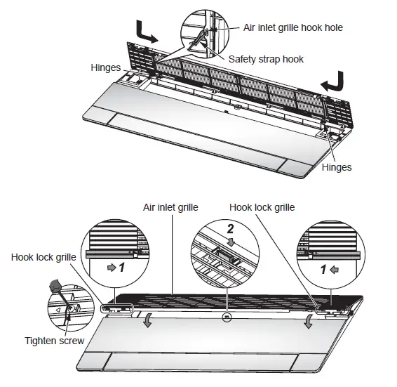 TOSHIBA RBC-UY32P-UL Carrier Ceiling Panel  fig (11)