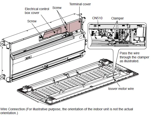 TOSHIBA RBC-UY32P-UL Carrier Ceiling Panel  fig (9)