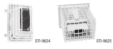 STI Ceiling Mounted Smoke Detector Guards - BEAM SMOKE DETECTORS