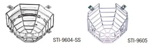 STI Ceiling Mounted Smoke Detector Guards - SMOKE DETECTOR GUARDS