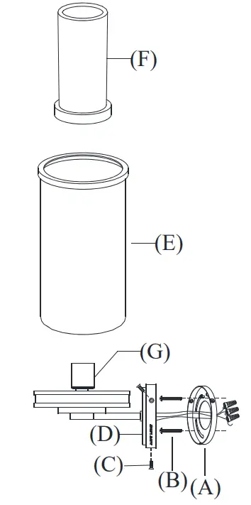 RALPH LAUREN RL 2530 Modern Hurricane Sconce