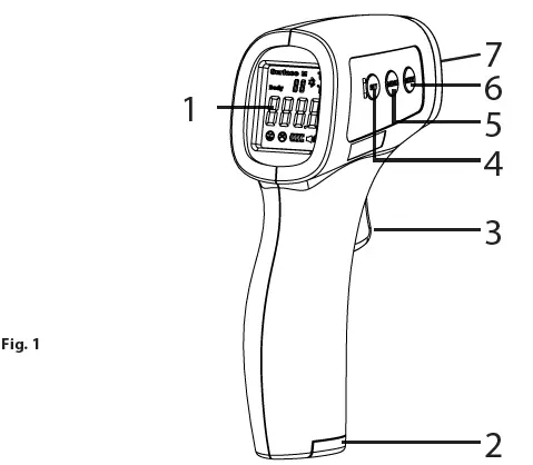 LUVION HTD8813 EXACT-80 Non-Contact Infrared Thermometer-4