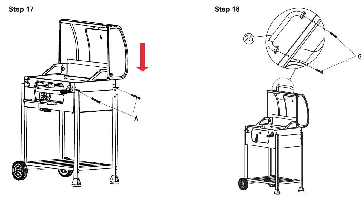 Royal Gourmet CD1824E 24 Inch Charcoal Grill 13