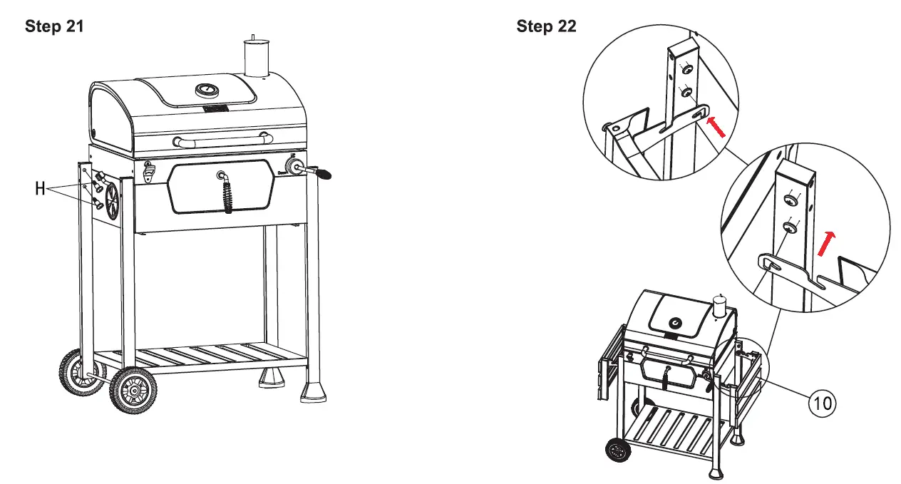 Royal Gourmet CD1824E 24 Inch Charcoal Grill 15