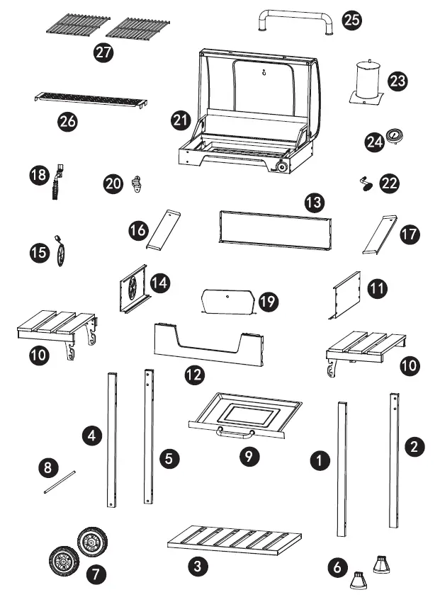 Royal Gourmet CD1824E 24 Inch Charcoal Grill 2
