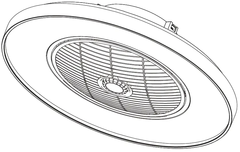 Shada Ceiling Light with Fan