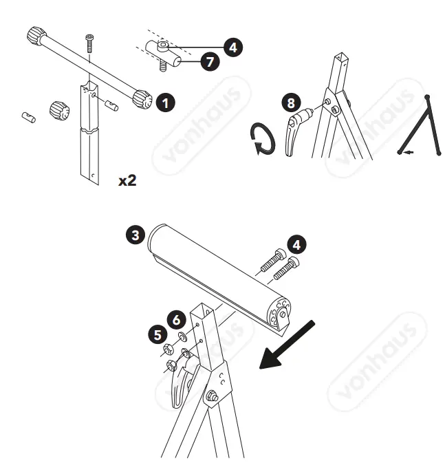 VonHaus-3500104-Roller-Stand-FIG-2