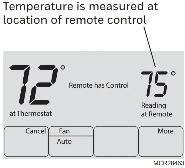resideo M37771 FocusPro® TH6320R Wireless - Remote control