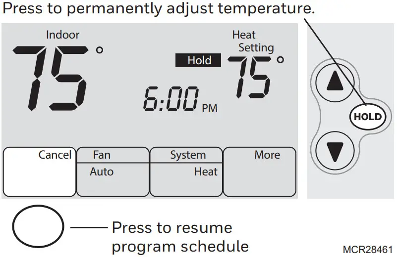 resideo M37771 FocusPro® TH6320R Wireless - permanent