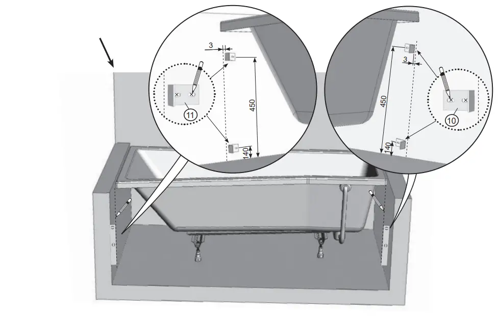 RAVAK-BeHappy-II-150-Front-Panel-Bathtub-fig-21