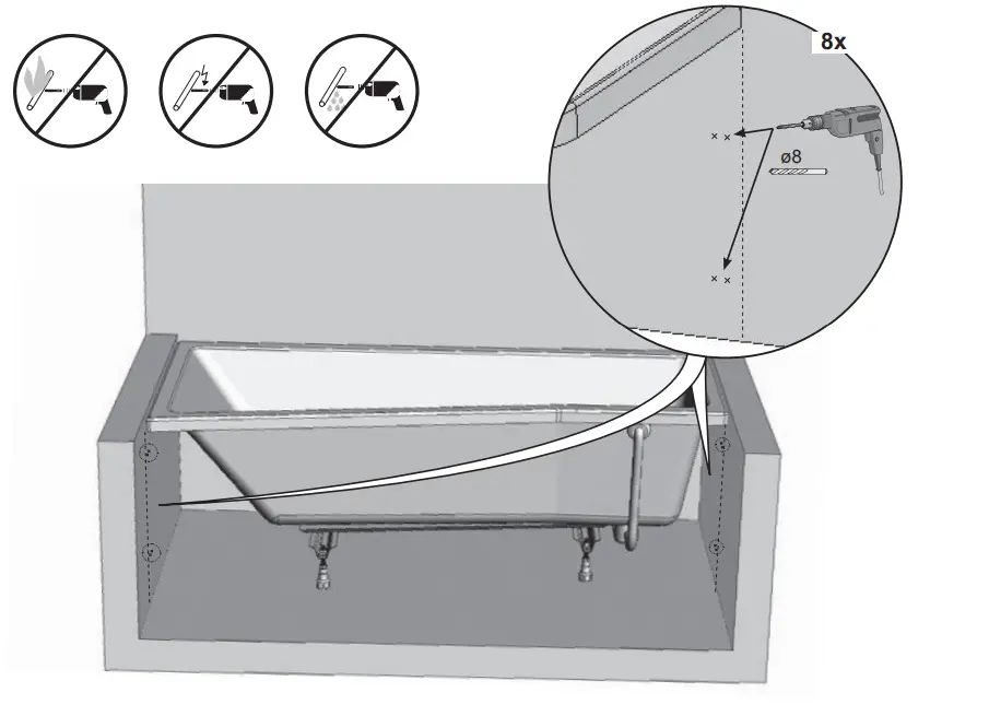RAVAK-BeHappy-II-150-Front-Panel-Bathtub-fig-22