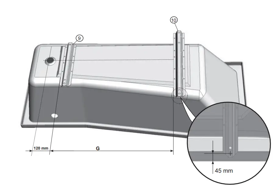 RAVAK-BeHappy-II-150-Front-Panel-Bathtub-fig-5