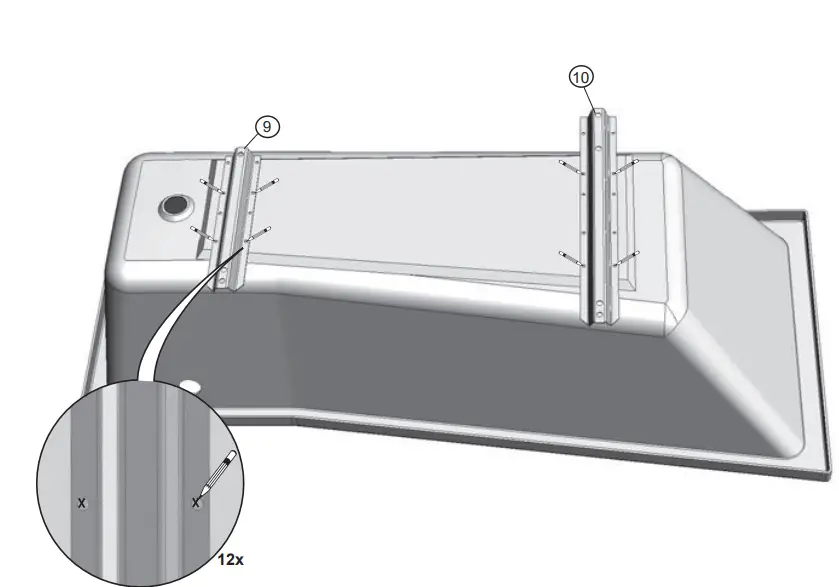 RAVAK-BeHappy-II-150-Front-Panel-Bathtub-fig-6