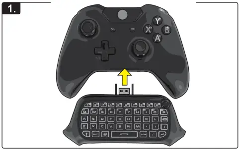 Nyko Type Pad Keyboard with Glow Wireless Controller (1)
