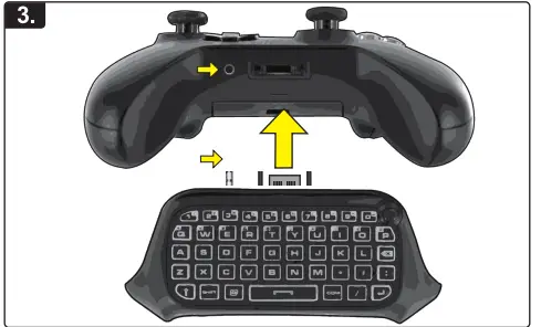 Nyko Type Pad Keyboard with Glow Wireless Controller (3)