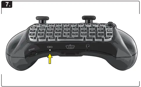Nyko Type Pad Keyboard with Glow Wireless Controller (7)