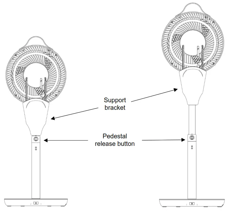 MEACO 1056P Air Circulator SET UP