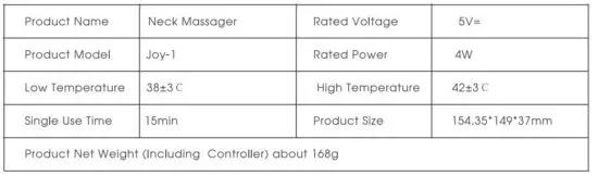 FIG 1 Specifications