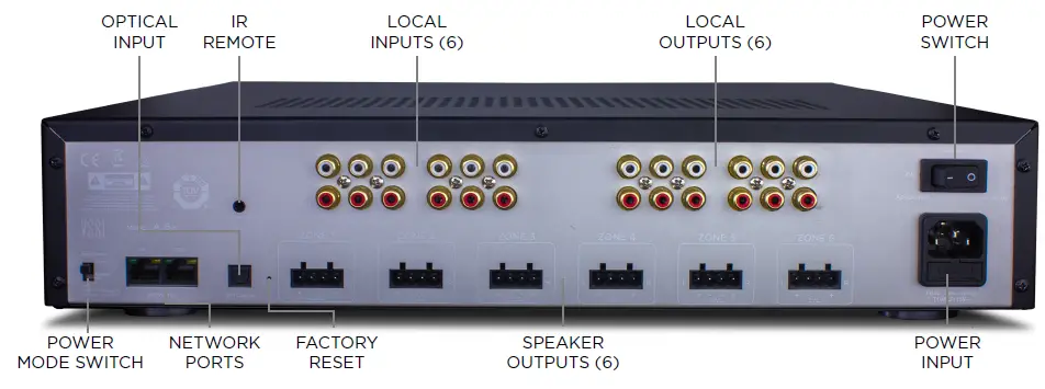 VSSL A.6X Audio Streaming Amplifier Bluetooth 2