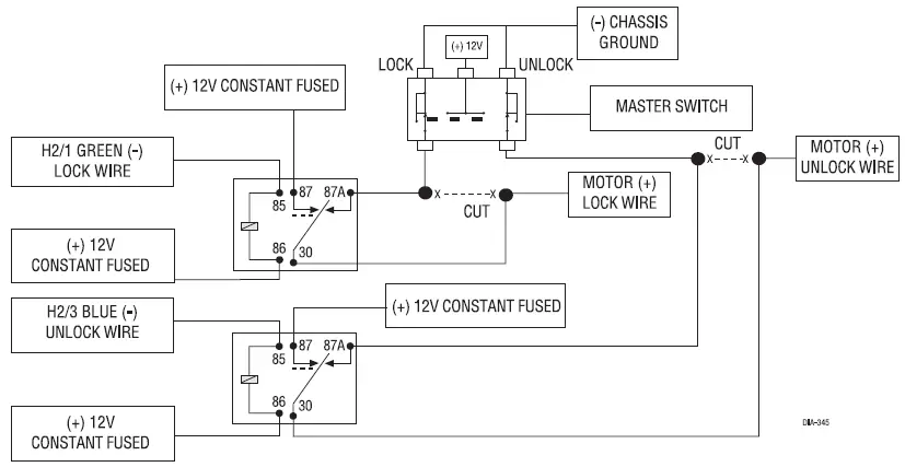 Directed 3100L Avital 1-Way Security System 16