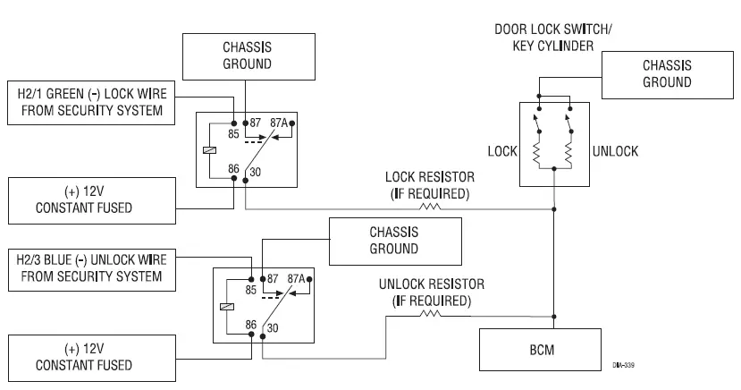 Directed 3100L Avital 1-Way Security System 21