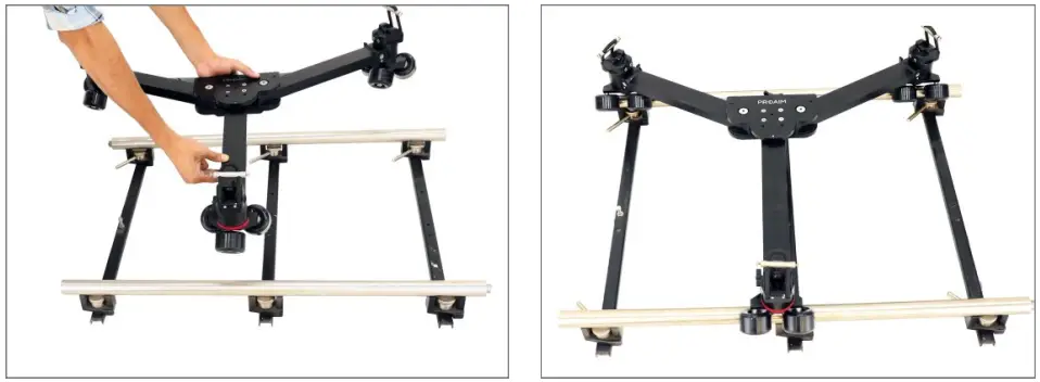 PROAIM DL AGLE 01 Agile Heavy duty Floor Track Studio Dolly - FIGURE 9