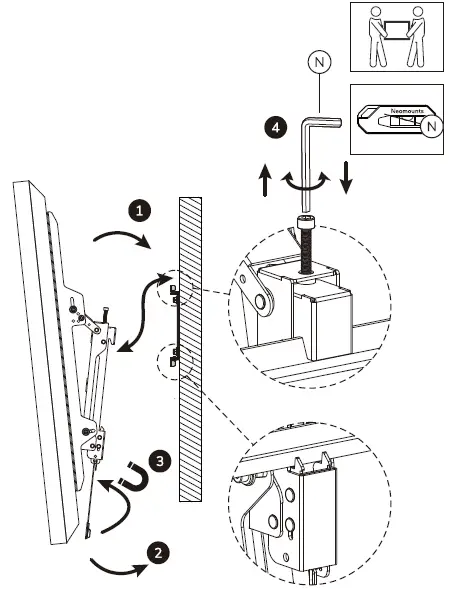 Neomounts WL35S-950BL19 TV Wall Mount-11