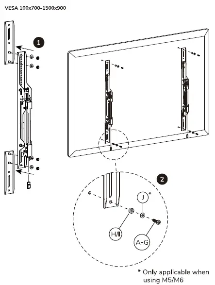 Neomounts WL35S-950BL19 TV Wall Mount-5