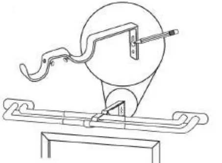 EXCLUSIVE HOME RD014863DSEHB1 Adjustable 1 Inch Double Curtain Rod Kit-fig6