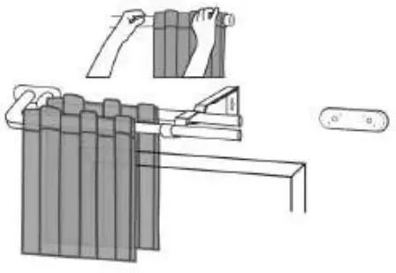 EXCLUSIVE HOME RD014863DSEHB1 Adjustable 1 Inch Double Curtain Rod Kit-fig8