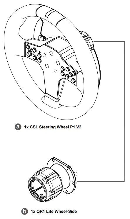 FANATEC P1V2 CSL Steering Wheel - fig 2