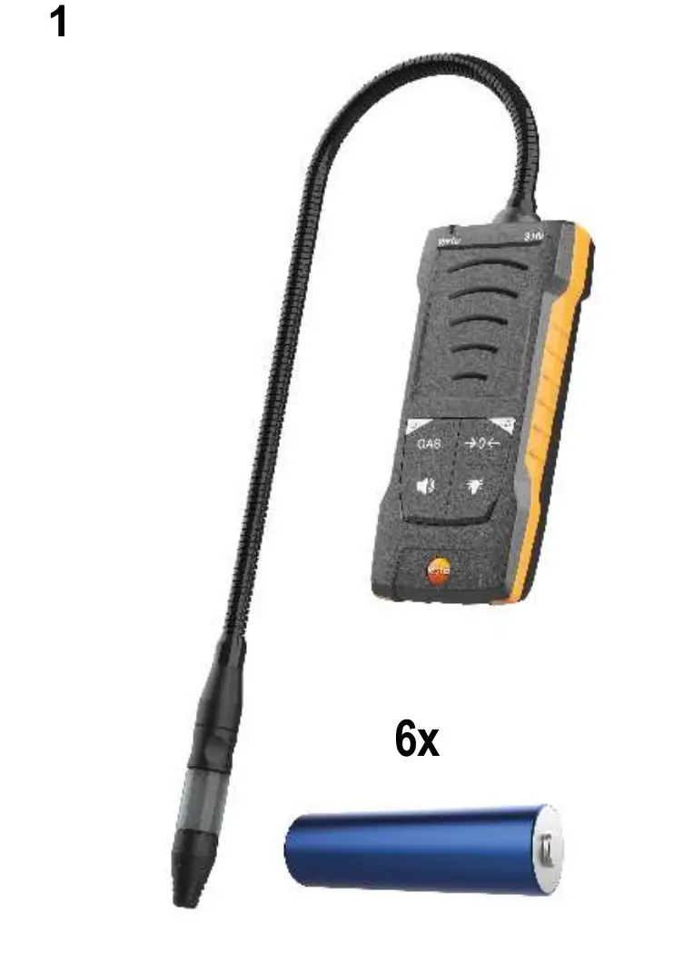 testo 316i Combustible Gas Leak Detector - figure 1