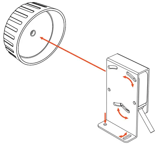 Miller Edge TG R K10 Photoeye UL Elite Gates - Figure 2