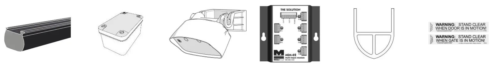 Miller Edge TG R K10 Photoeye UL Elite Gates - Figure 4