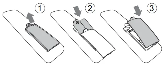 Install/replace the batteries