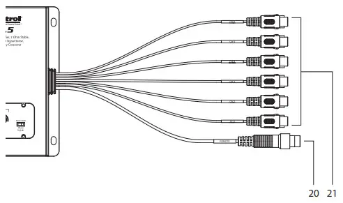 AudioControl ACX 650 5 Compact High Power All Weather 5 Channel Amplifier - Control Panel Features 3