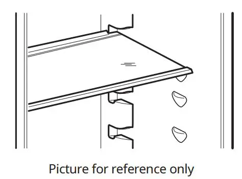 IKEA VÄLGÅNG Fridge User Manual - Movable shelves