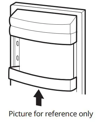 IKEA VÄLGÅNG Fridge User Manual - Positioning the door balconies