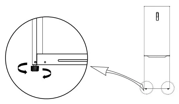 IKEA VÄLGÅNG Fridge User Manual - Reversing doors