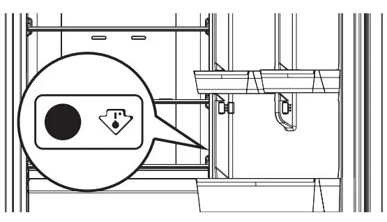 IKEA VÄLGÅNG Fridge User Manual - Temperature indicator
